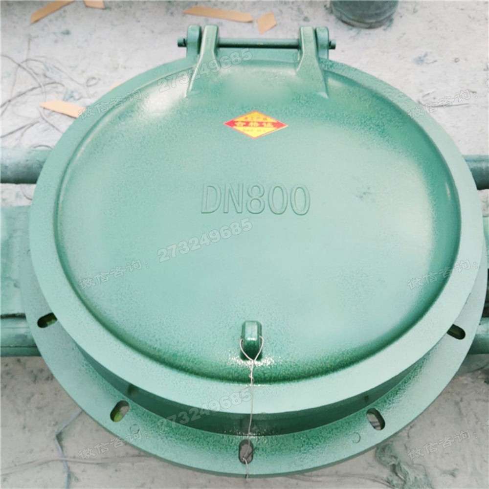 绿色DN800玻璃钢拍门