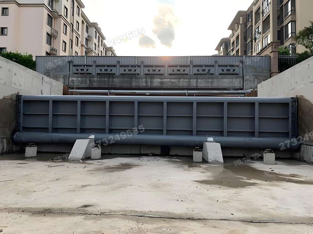 平山城市水利底轴钢坝