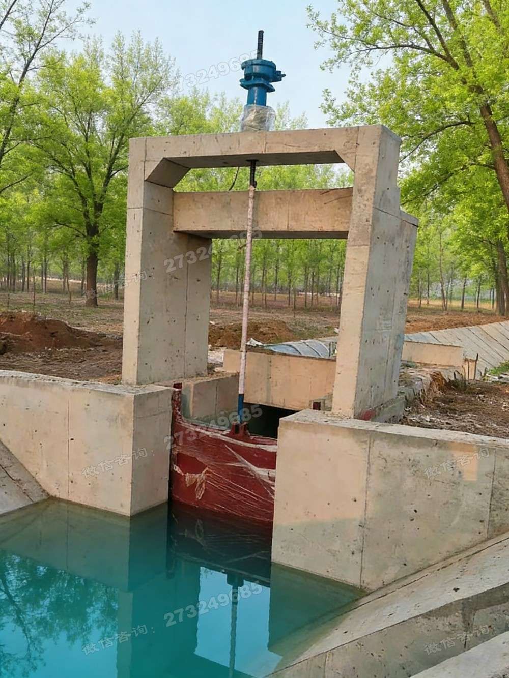 建昌县混凝土框渠道控制闸