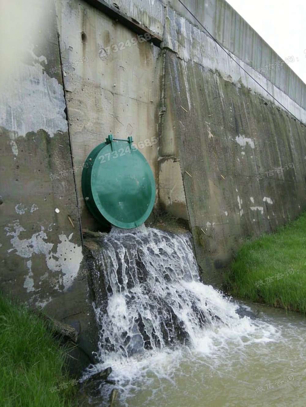 洋县渠道排水拍门