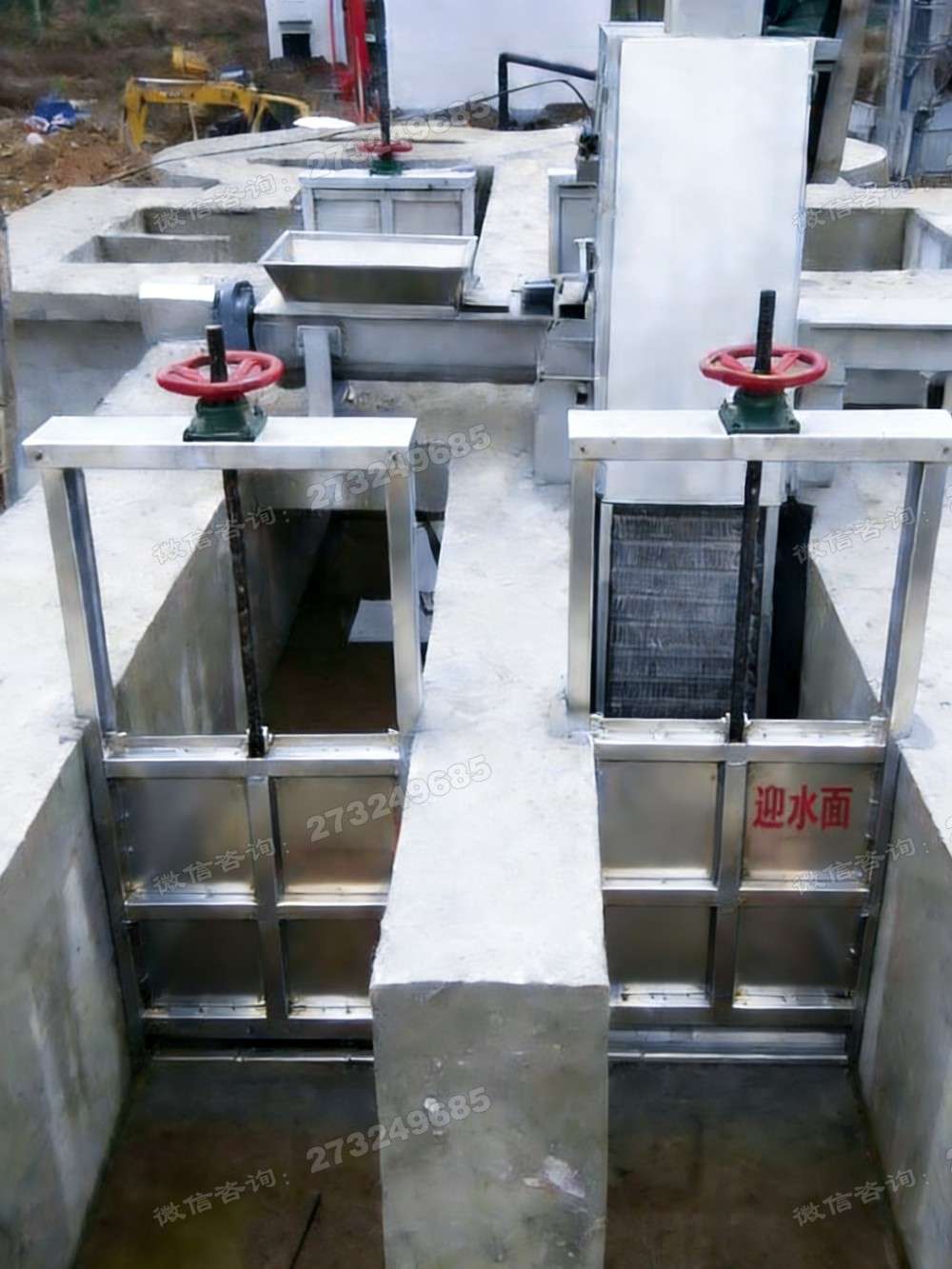 双门不锈钢手轮闸门