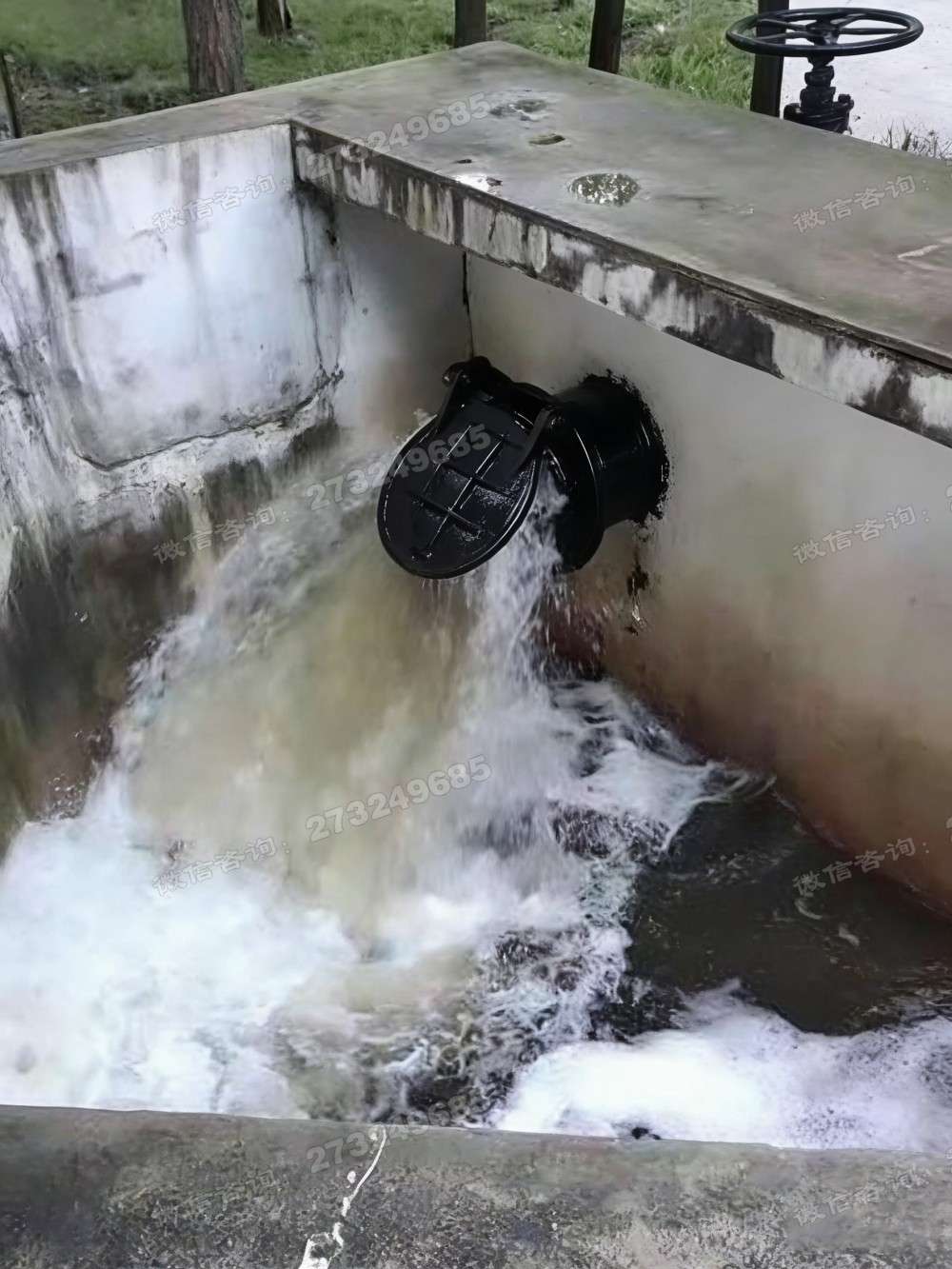 鹤山渠道排水铸铁拍门