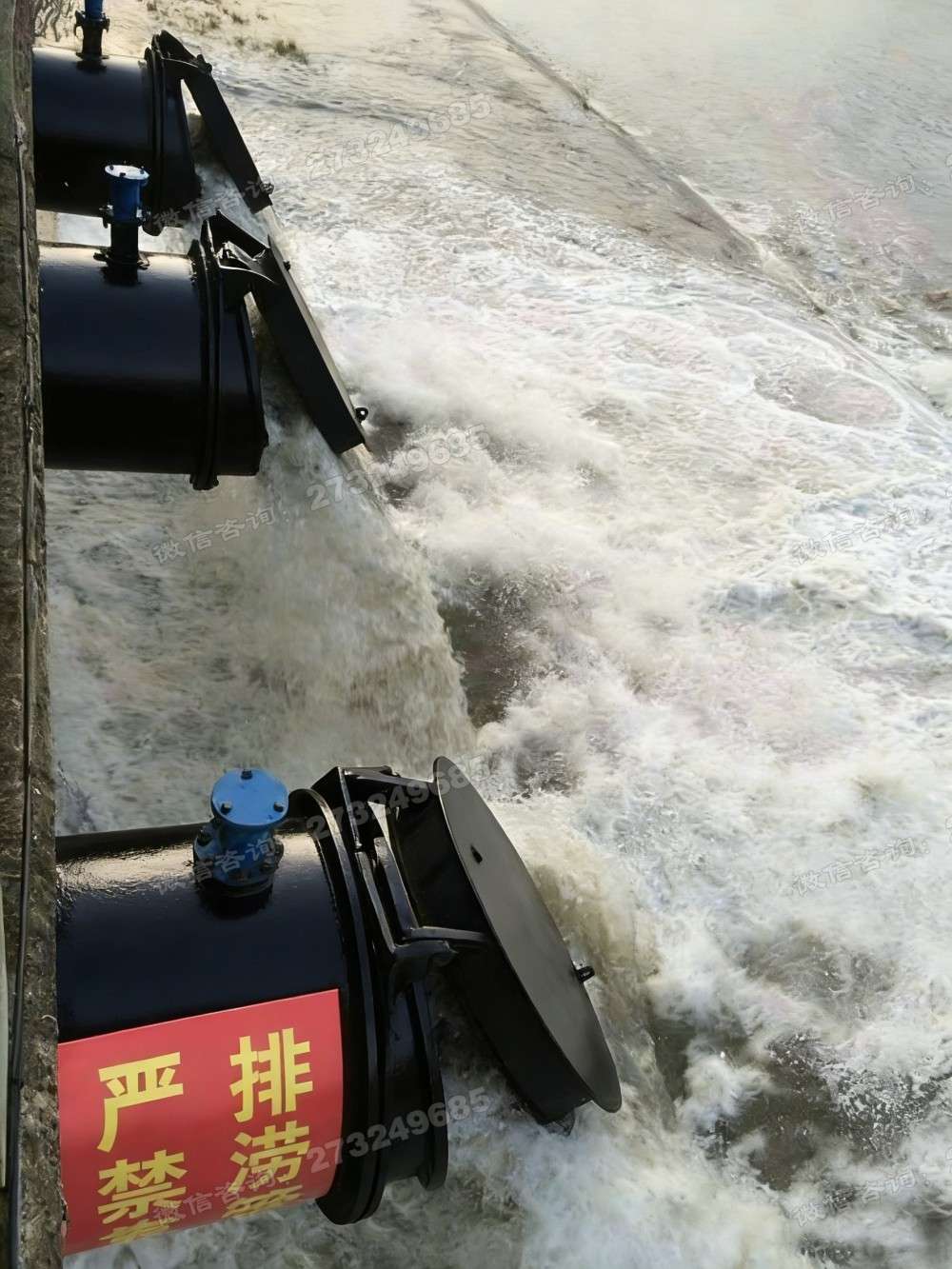 排涝站铸铁拍门