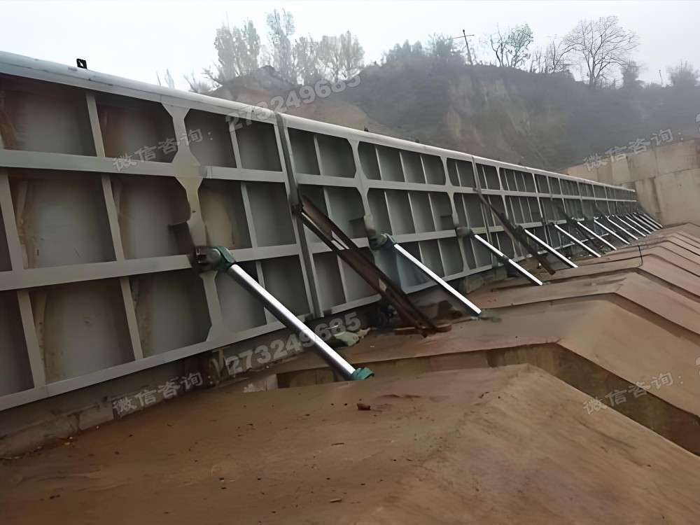 略阳县水利工程液压缸液压钢坝