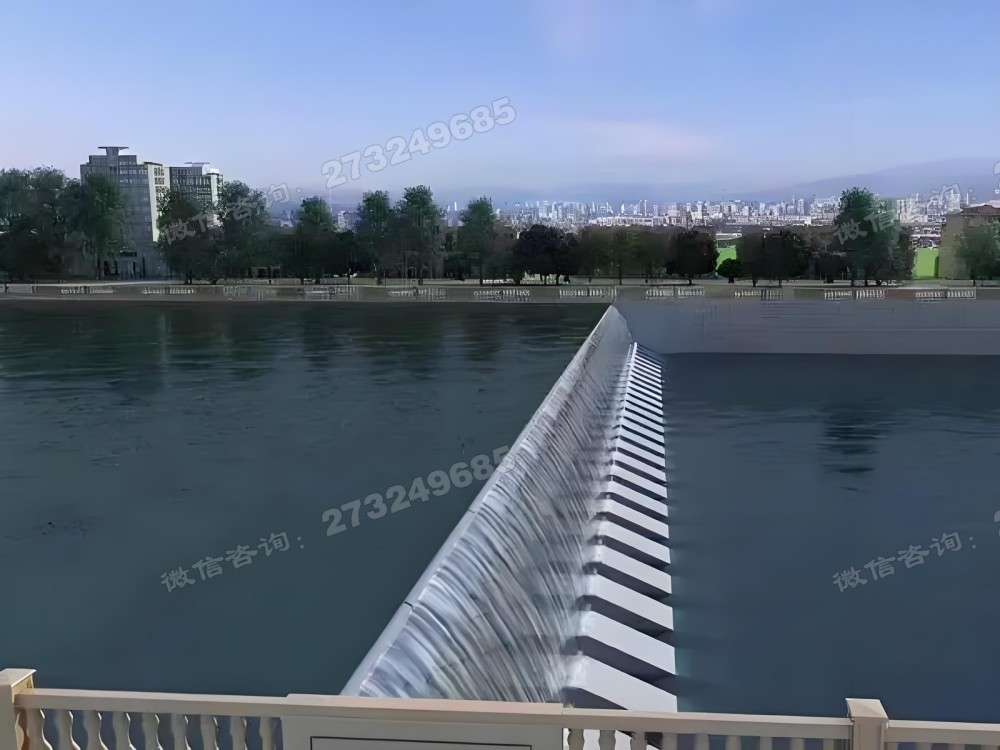 民权县白色景观液压钢坝