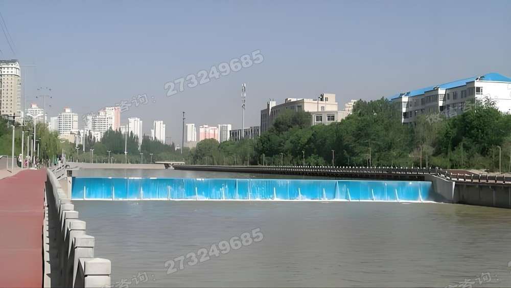 鹤山城市景观液压坝